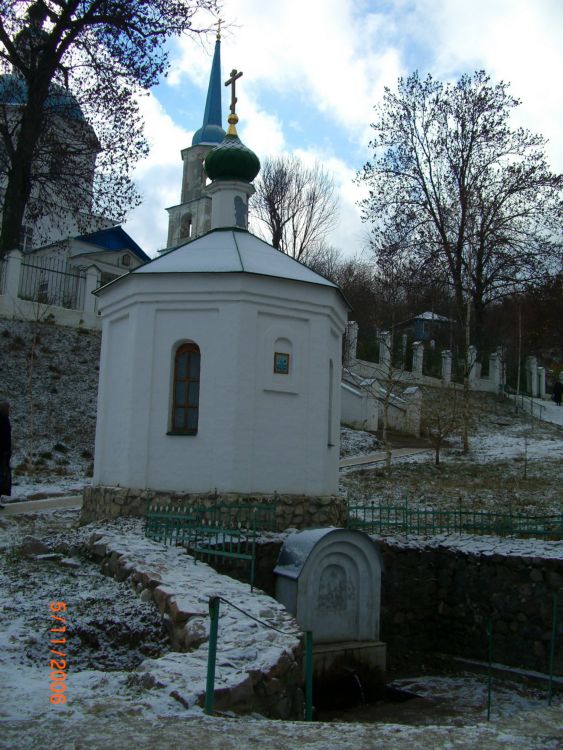 Церковь Тихвинской иконы Божией Матери, Брянск (Брянск, город, Брянская область). дополнительная информация, Источник возле храма.