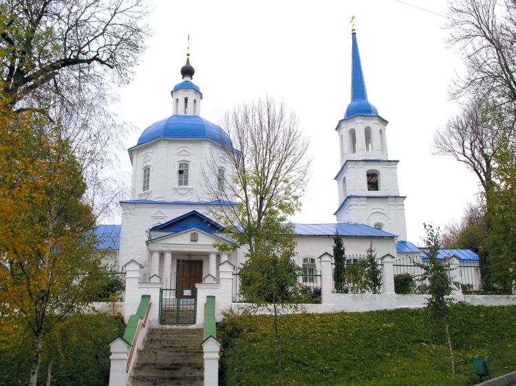 Церковь Тихвинской иконы Божией Матери, Брянск (Брянск, город, Брянская область). общий вид в ландшафте