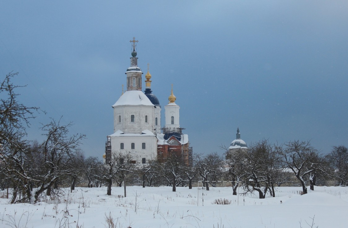 Свенский Успенский монастырь, Супонево (Брянский район, Брянская область). фасады, Вид с Садовой улицы села Супонево
