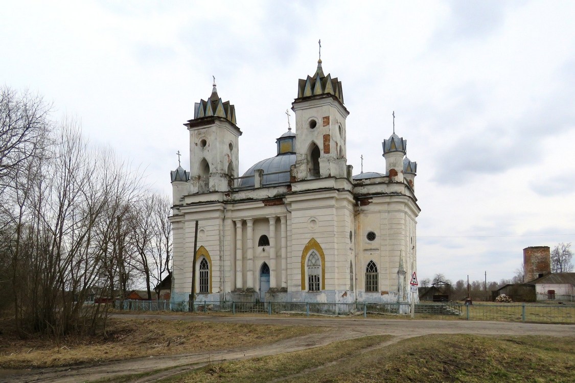 Церковь Преображения Господня, Великая Топаль (Клинцовский район, Брянская область). фасады
