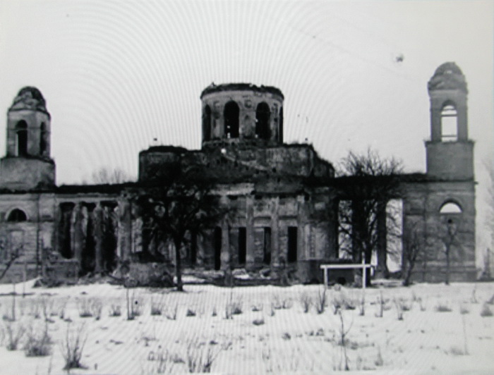 Ляличи. Церковь Екатерины. документальные фотографии, Фото 1980-х годов