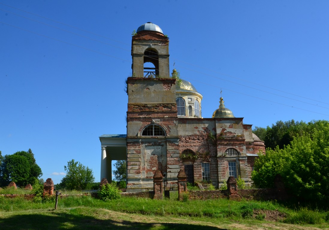 Ляличи. Церковь Екатерины. фасады, Вид с юга