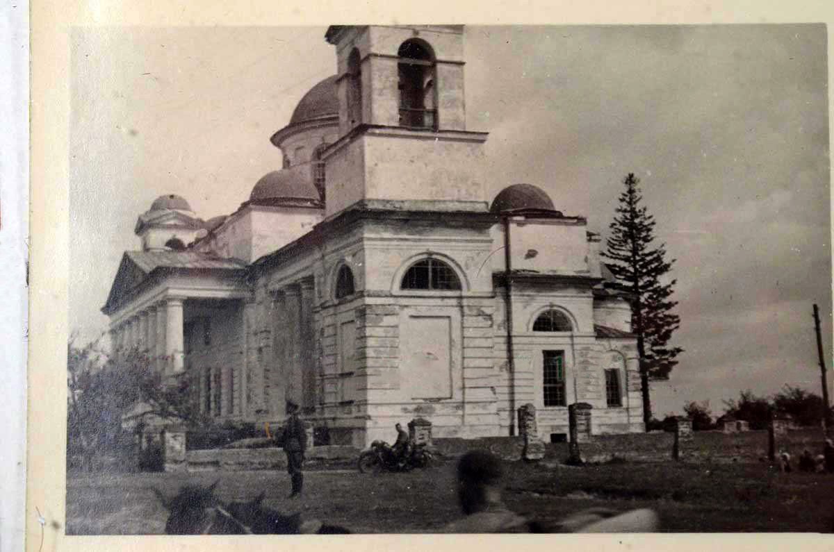 Ляличи. Церковь Екатерины. архивная фотография, Фото 1942 г. с аукциона e-bay.de