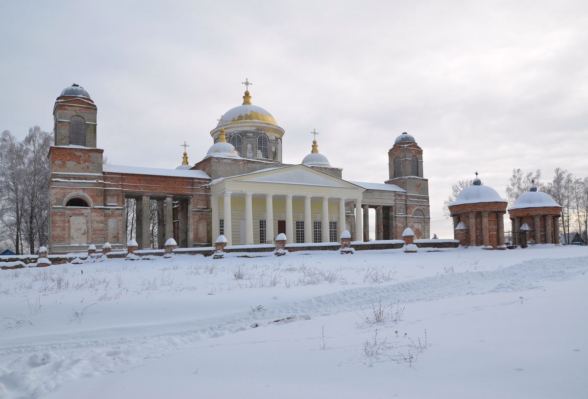 фасады. Церковь Екатерины, Ляличи (Суражский район, Брянская область)