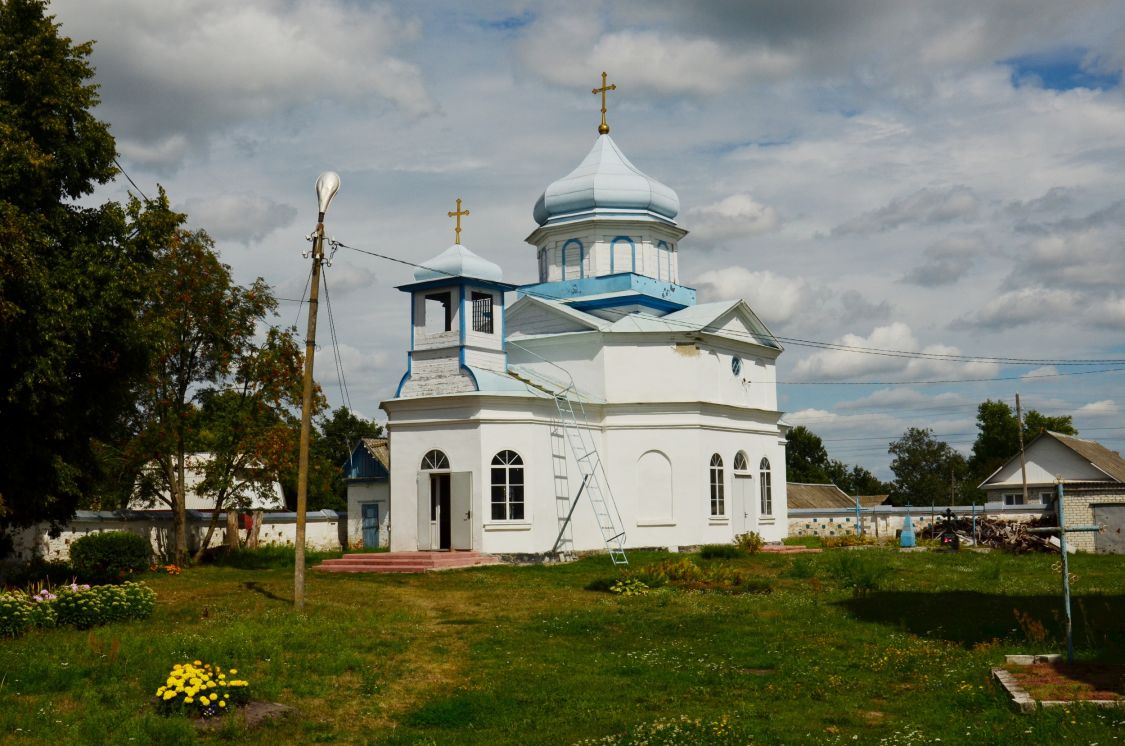 Церковь Зачатия Анны, Погар (Погарский район, Брянская область). общий вид в ландшафте