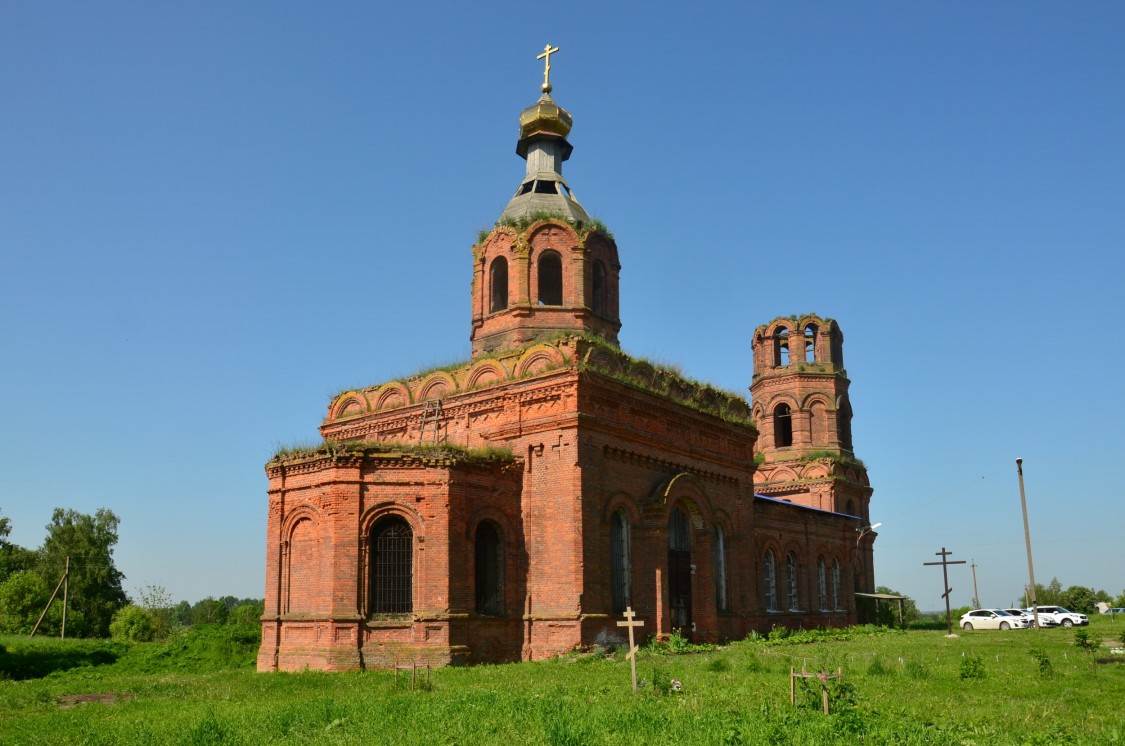 Церковь Афанасия и Кирилла, Патриархов Александрийских, Страшевичи (Жирятинский район, Брянская область). фасады