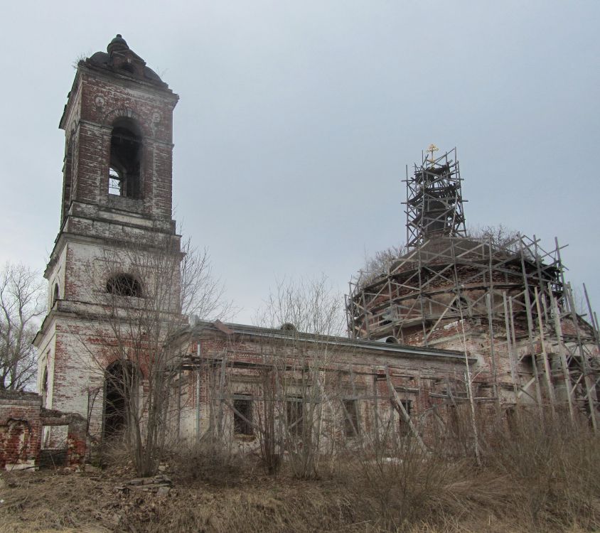 Михаило-Архангельский погост, урочище. Церковь Михаила Архангела. фасады