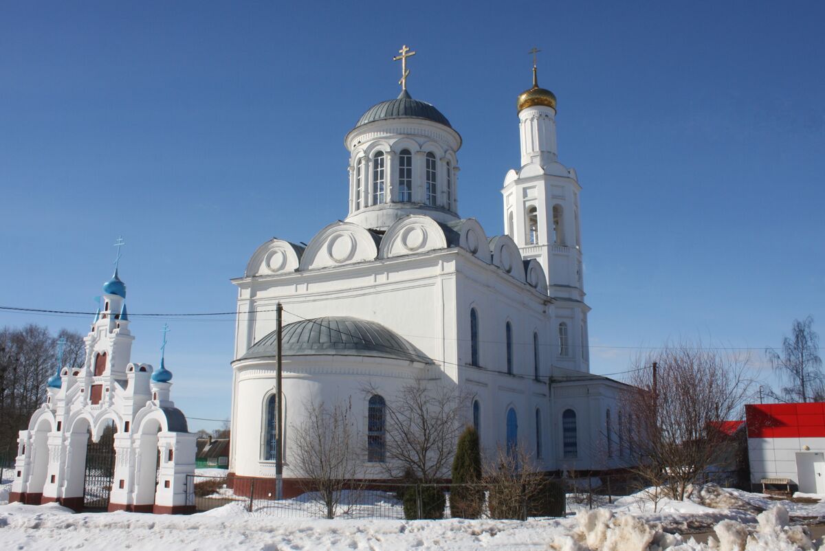 Церковь Спаса Нерукотворного Образа, Ивашково (Шаховской городской округ, Московская область). фасады