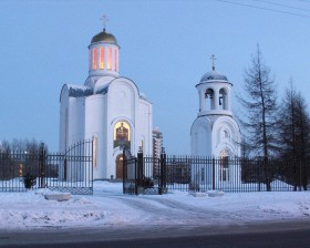Санкт-Петербург. Церковь Успения Пресвятой Богородицы на Малой Охте
