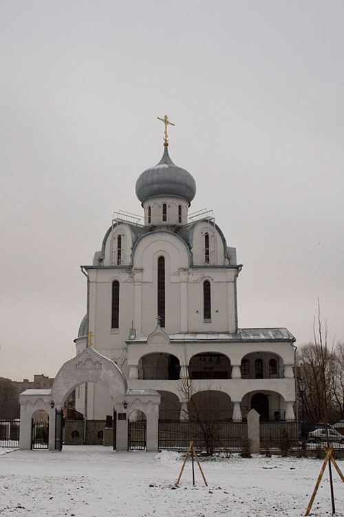 Красногвардейский район. Церковь Благовещения Пресвятой Богородицы. фасады, Главный вход