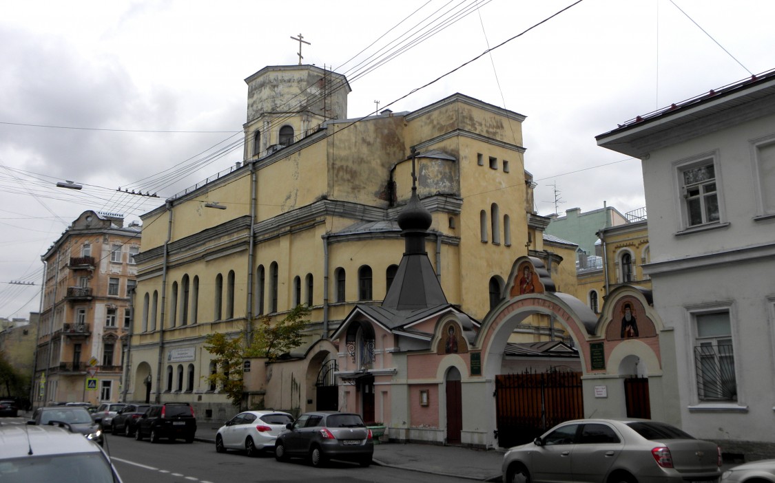 Церковь Благовещения Пресвятой Богородицы при бывшем подворье Старо-Афонского Андреевского мужского скита, Центральный район (Санкт-Петербург, г. Санкт-Петербург). фасады