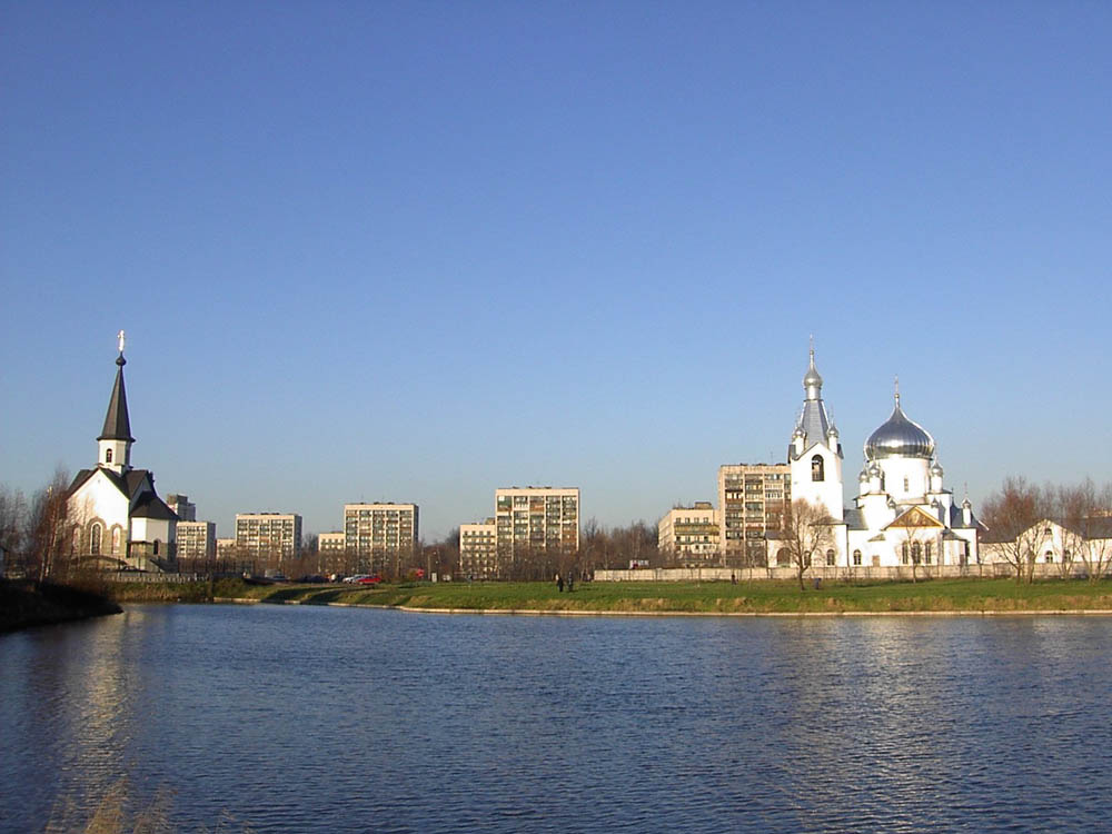 Церковь Рождества Христова на Средней Рогатке, Московский район (Санкт-Петербург, г. Санкт-Петербург). дополнительная информация, Церкви Георгия Победоносца и Рождества Христова