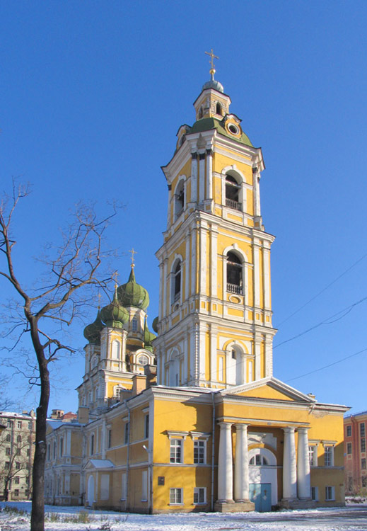 Церковь Благовещения Пресвятой Богородицы и Воздвижения Креста Господня, Василеостровский район (Санкт-Петербург, г. Санкт-Петербург). фасады