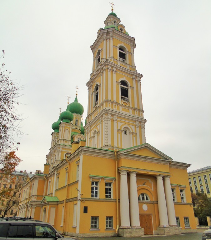 Церковь Благовещения Пресвятой Богородицы и Воздвижения Креста Господня, Василеостровский район (Санкт-Петербург, г. Санкт-Петербург). фасады
