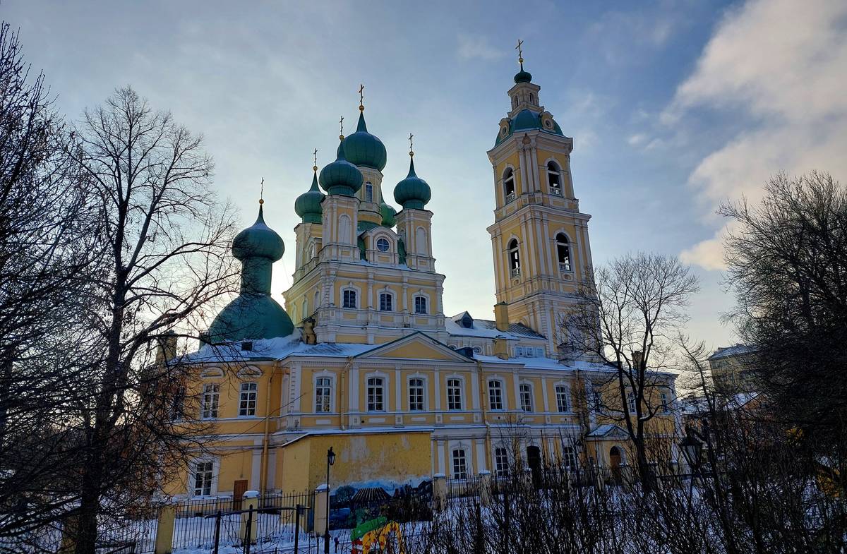 фасады. Церковь Благовещения Пресвятой Богородицы и Воздвижения Креста Господня, Василеостровский район (Санкт-Петербург, г. Санкт-Петербург)