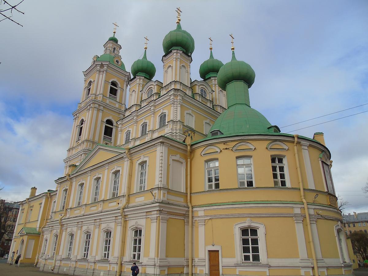 фасады. Церковь Благовещения Пресвятой Богородицы и Воздвижения Креста Господня, Василеостровский район (Санкт-Петербург, г. Санкт-Петербург)