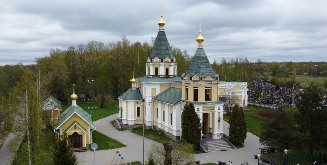 Церковь Казанской иконы Божией Матери, Александровская (Санкт-Петербург, Пушкинский район, г. Санкт-Петербург). фасады