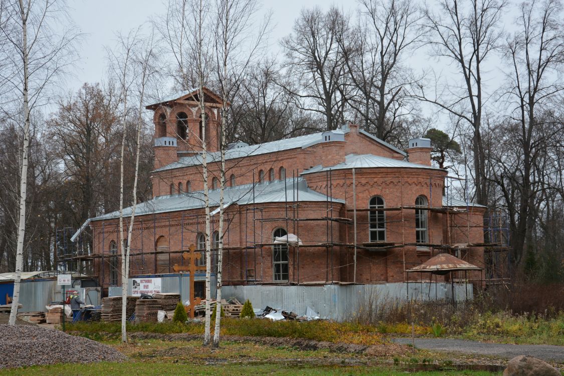 Церковь Троицы Живоначальной на Троицком кладбище, Ломоносов (Санкт-Петербург, Петродворцовый район, г. Санкт-Петербург). документальные фотографии