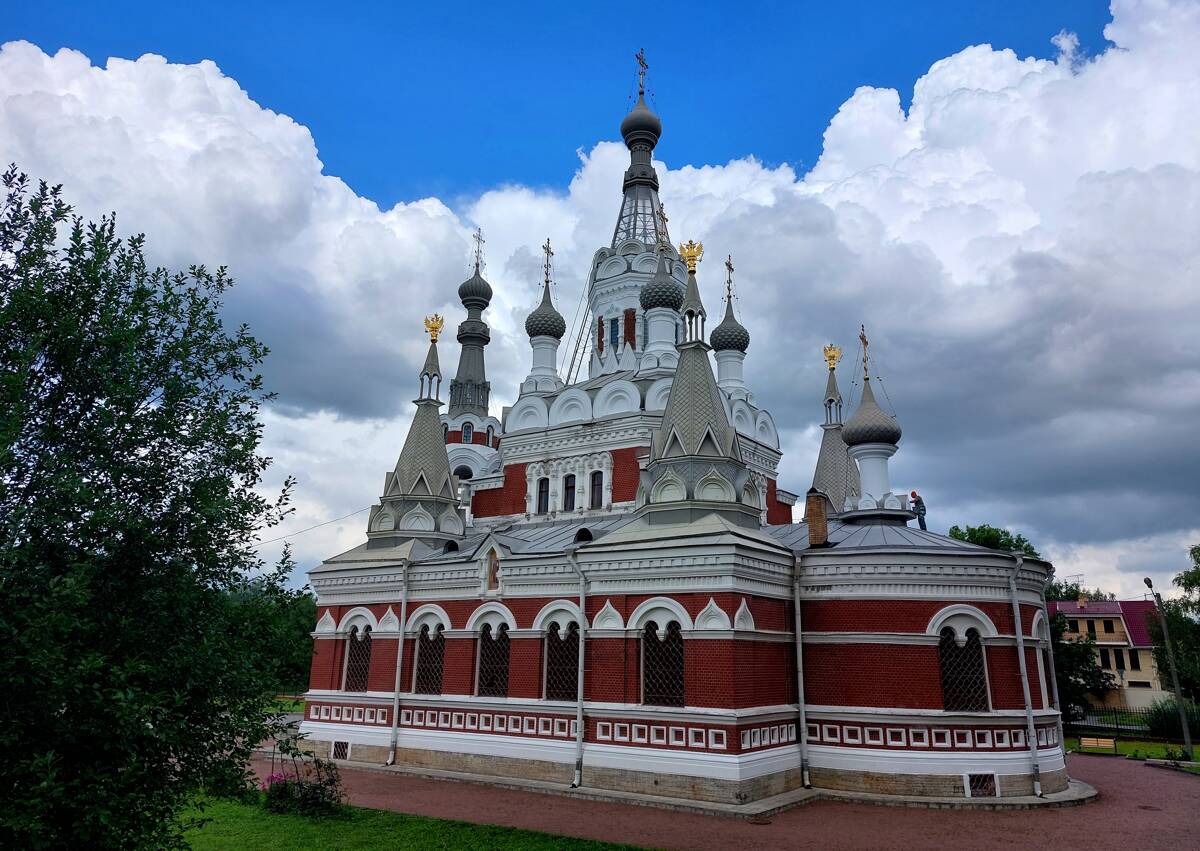 Собор Николая Чудотворца в память Императора Павла I, Павловск (Санкт-Петербург, Пушкинский район, г. Санкт-Петербург). фасады