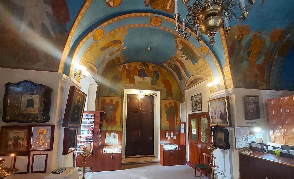 интерьер и убранство. Церковь Екатерины и Рождества Пресвятой Богородицы в Графской Славянке, Динамо (Санкт-Петербург, Пушкинский район, г. Санкт-Петербург)