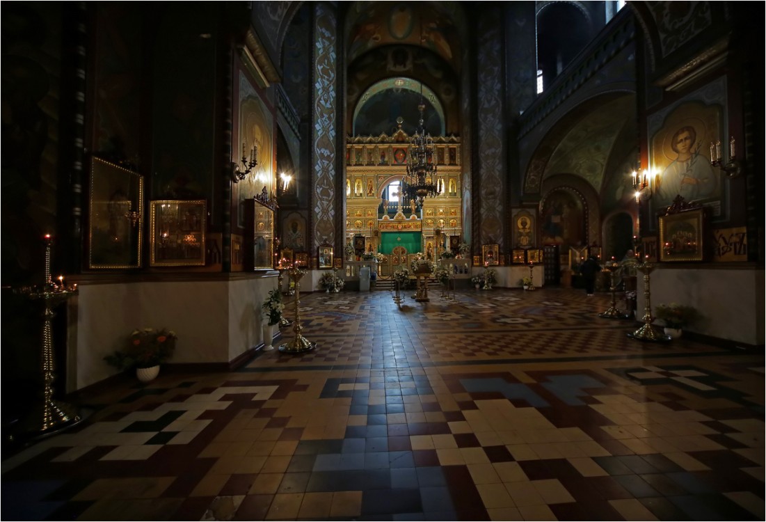 Собор Петра и Павла в Новом Петергофе, Петергоф (Санкт-Петербург, Петродворцовый район, г. Санкт-Петербург). интерьер и убранство