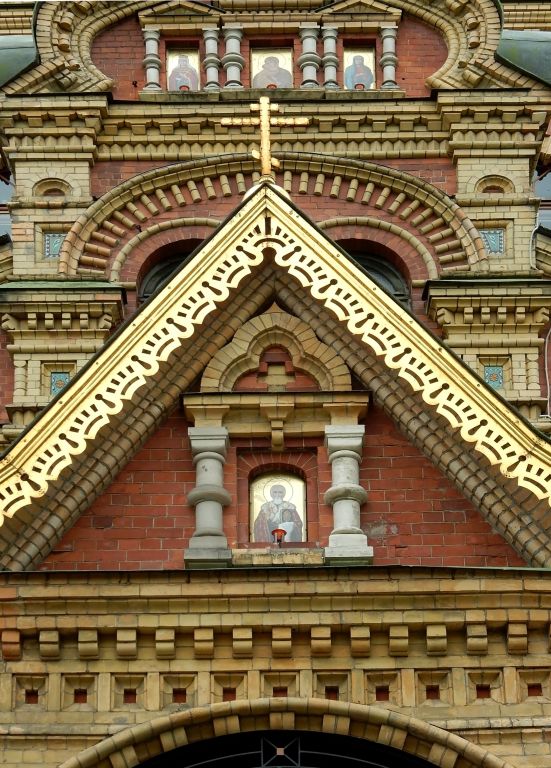 Собор Петра и Павла в Новом Петергофе, Петергоф (Санкт-Петербург, Петродворцовый район, г. Санкт-Петербург). архитектурные детали