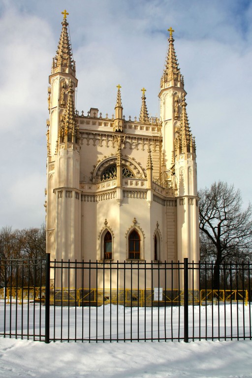 Петергоф. Церковь Александра Невского. фасады