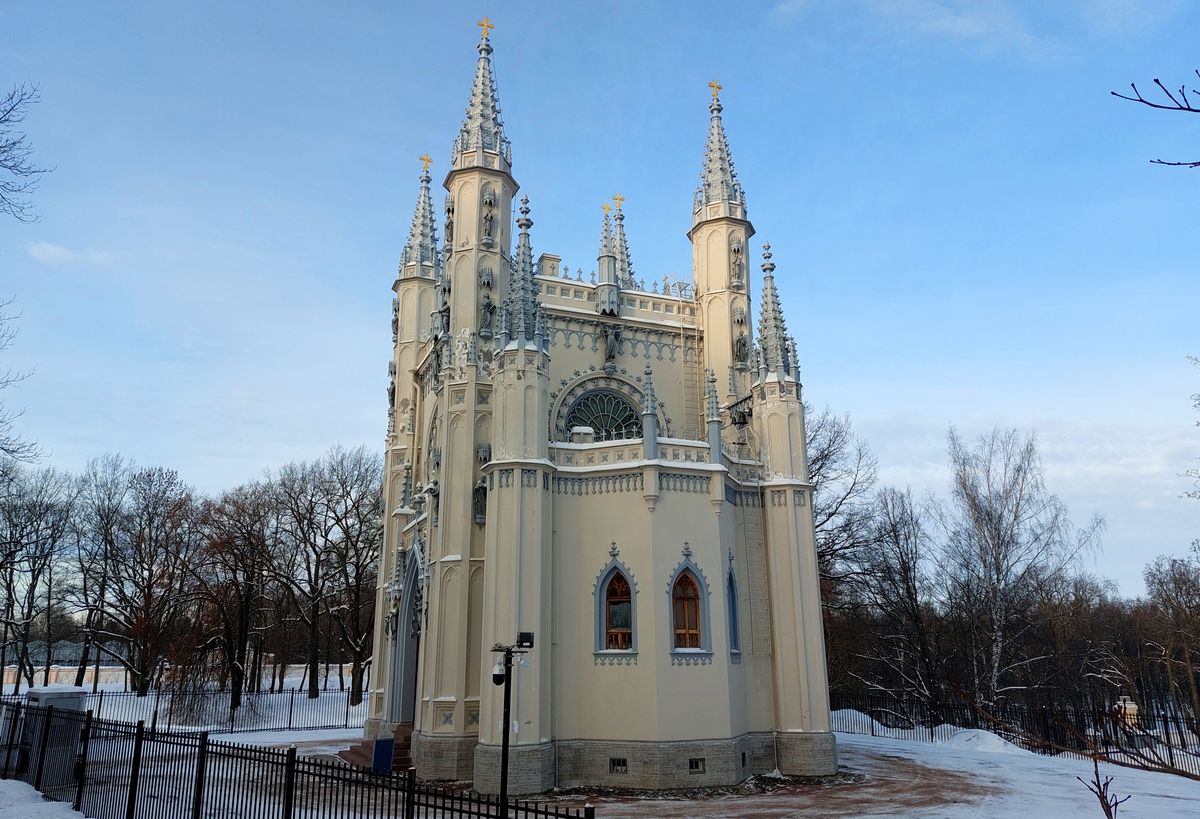 фасады. Церковь Александра Невского, Петергоф (Санкт-Петербург, Петродворцовый район, г. Санкт-Петербург)