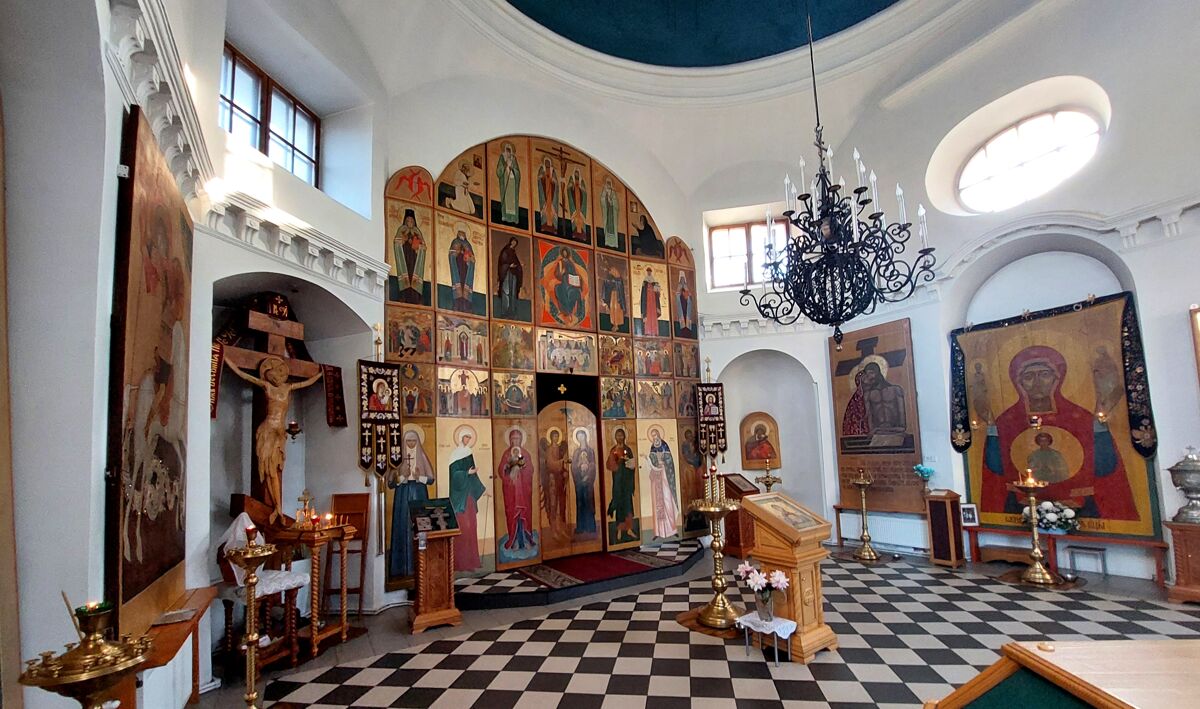 Церковь Петра и Павла в усадьбе Знаменка, Знаменка (Санкт-Петербург, Петродворцовый район, г. Санкт-Петербург). интерьер и убранство