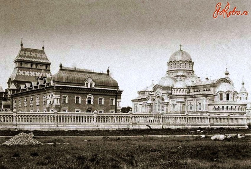 Троицкая Сергиева Приморская пустынь, Стрельна (Санкт-Петербург, Петродворцовый район, г. Санкт-Петербург). архивная фотография, фото с сайта http://www.etoretro.ru