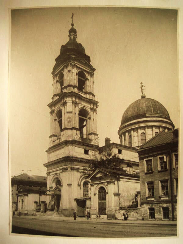 Церковь Екатерины, Василеостровский район (Санкт-Петербург, г. Санкт-Петербург). архивная фотография, Фото 1948 г. из фондов Государственного научно-исследовательского музея архитектуры им. А.В. Щусева