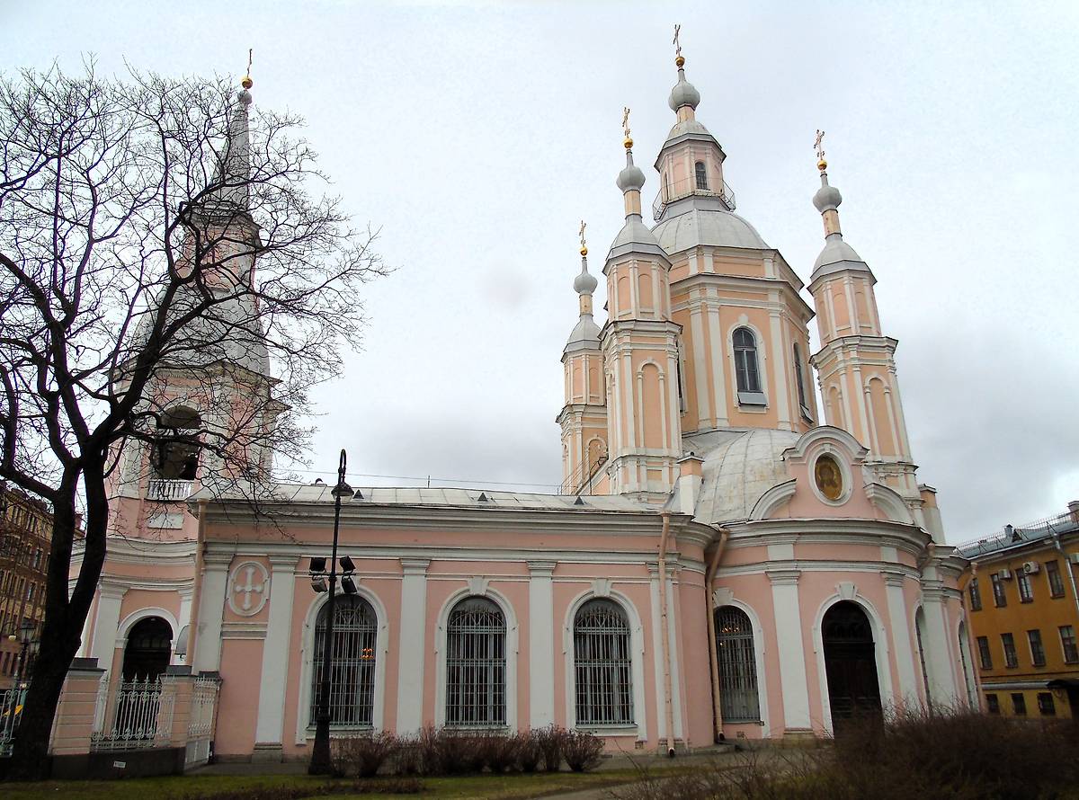 фасады. Собор Андрея Первозванного, Василеостровский район (Санкт-Петербург, г. Санкт-Петербург)
