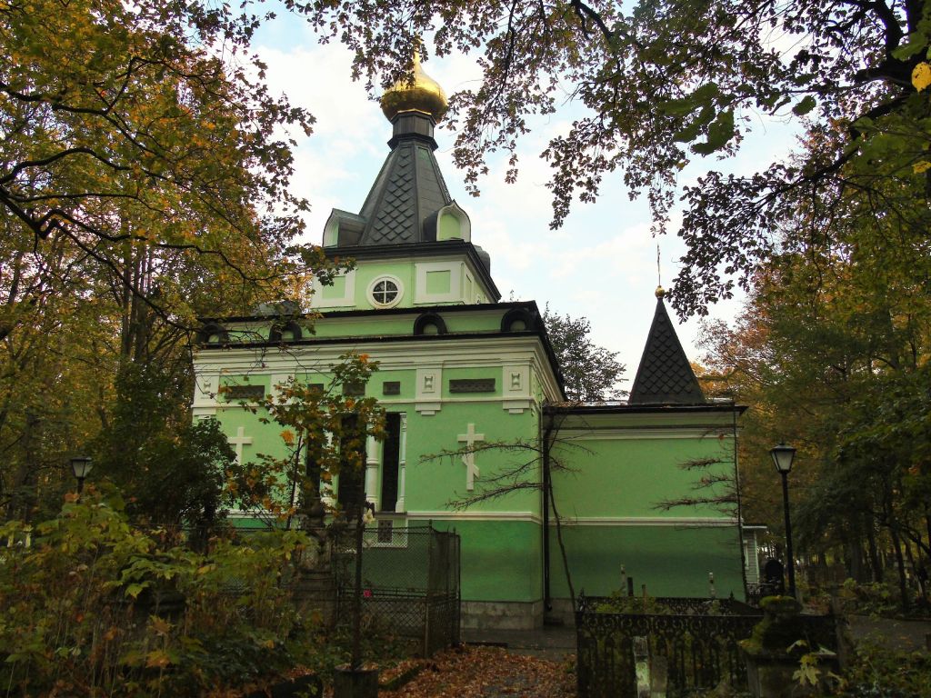 Часовня Ксении Петербургской на Смоленском кладбище, Василеостровский район (Санкт-Петербург, г. Санкт-Петербург). фасады