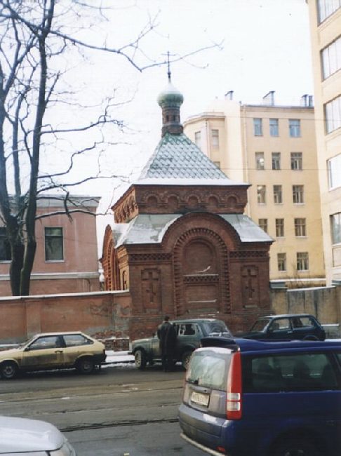 Часовня Иоасафа Белгородского при Детской инфекционной больнице №3, Василеостровский район (Санкт-Петербург, г. Санкт-Петербург). фасады