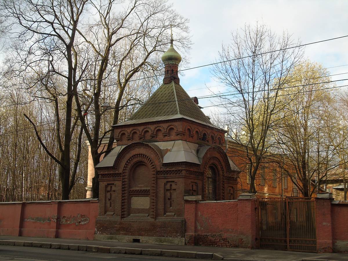 фасады. Часовня Иоасафа Белгородского при Детской инфекционной больнице №3, Василеостровский район (Санкт-Петербург, г. Санкт-Петербург)
