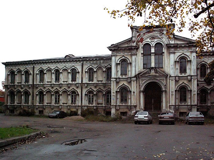 Воскресенский Новодевичий монастырь, Московский район (Санкт-Петербург, г. Санкт-Петербург). фасады, Вид на корпус с Московского проспекта