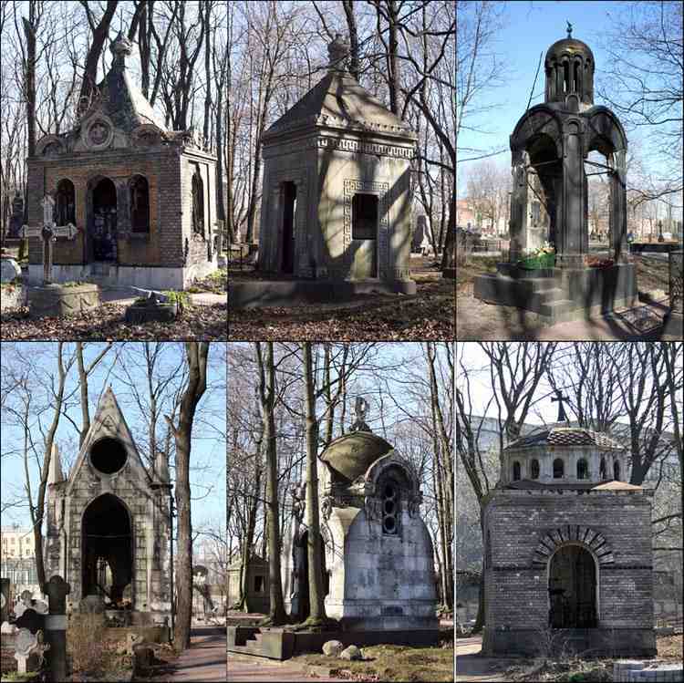 Воскресенский Новодевичий монастырь, Московский район (Санкт-Петербург, г. Санкт-Петербург). дополнительная информация, Часовни монастырского кладбища
