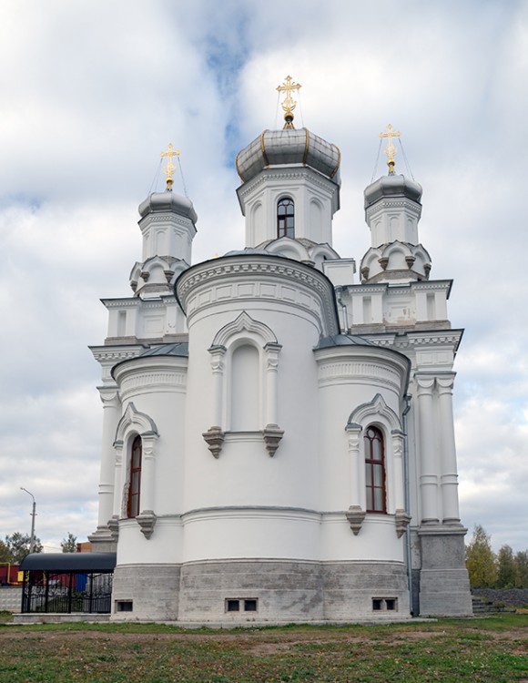 Церковь Александры Римской на Бабигонских высотах, Низино (Ломоносовский район, Ленинградская область). фасады, Восточный фасад.