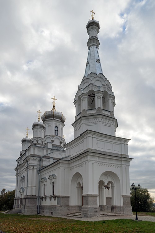 Церковь Александры Римской на Бабигонских высотах, Низино (Ломоносовский район, Ленинградская область). фасады, Вид с северо-западной стороны.