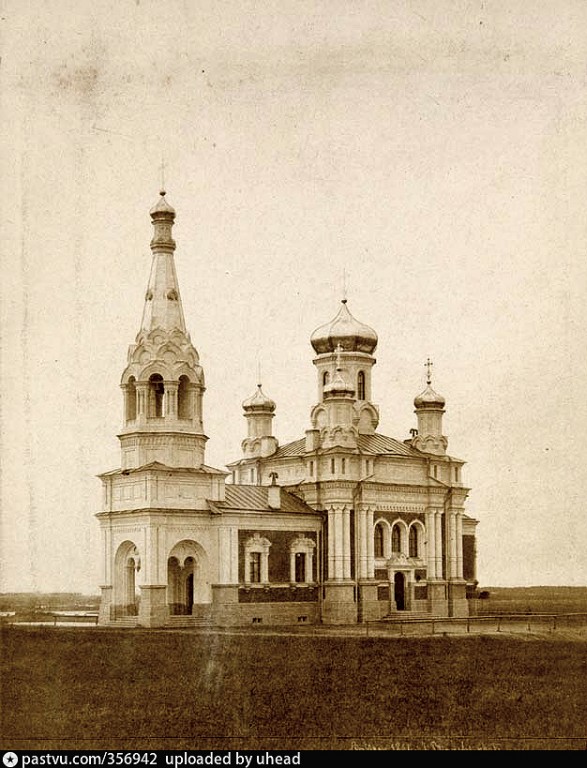 Низино. Церковь Александры Римской на Бабигонских высотах. архивная фотография, 1890 год с сайта https://pastvu.com/p/356942