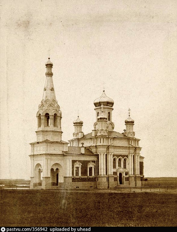 Церковь Александры Римской на Бабигонских высотах, Низино (Ломоносовский район, Ленинградская область). архивная фотография, 1890 год с сайта https://pastvu.com/p/356942