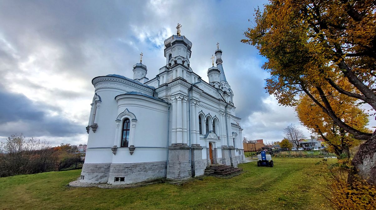 Церковь Александры Римской на Бабигонских высотах, Низино (Ломоносовский район, Ленинградская область). фасады