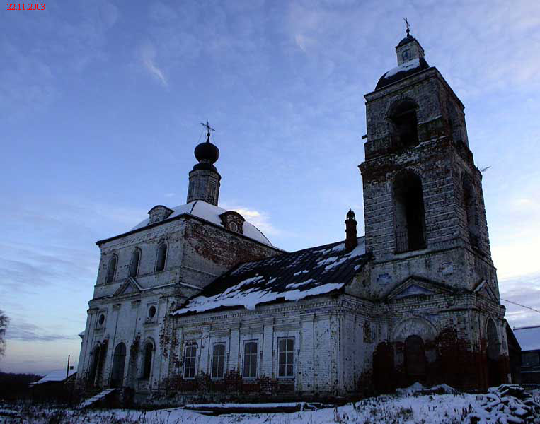 Церковь Георгия Победоносца, Веськово (Переславский район и г. Переславль-Залесский, Ярославская область). фасады