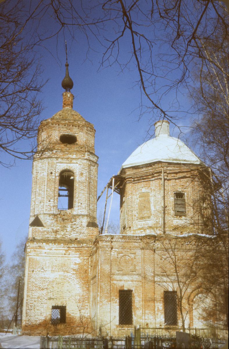 фасады. Церковь Спаса Нерукотворного Образа, Каблуково (Щёлковский городской округ и г. Фрязино, Московская область)