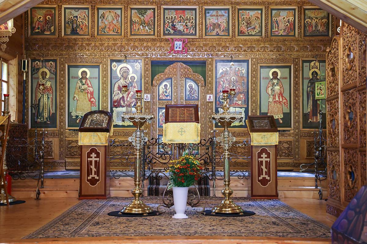 интерьер и убранство. Церковь Рождества Христова (новая), Мелихово (Чеховский городской округ, Московская область)