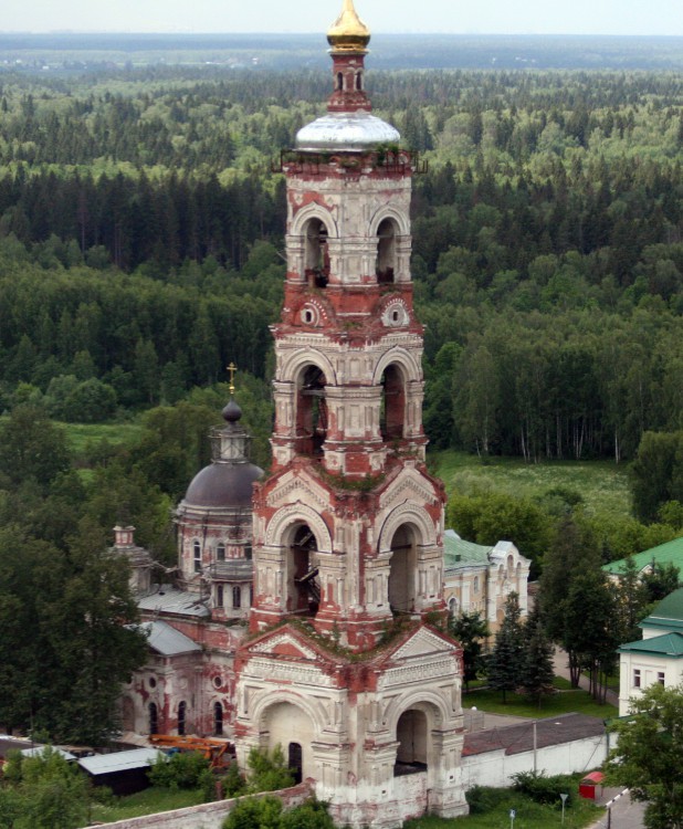 Авдотьино. Николо-Берлюковская пустынь. документальные фотографии, Вид с вертолёта