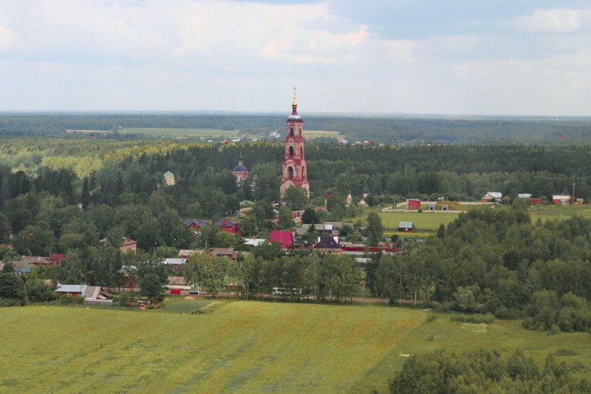 Авдотьино. Николо-Берлюковская пустынь. архивная фотография, Вид с вертолёта