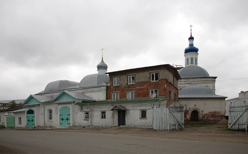 Введенский Никоновский мужской монастырь, Юрьев-Польский (Юрьев-Польский район, Владимирская область). общий вид в ландшафте