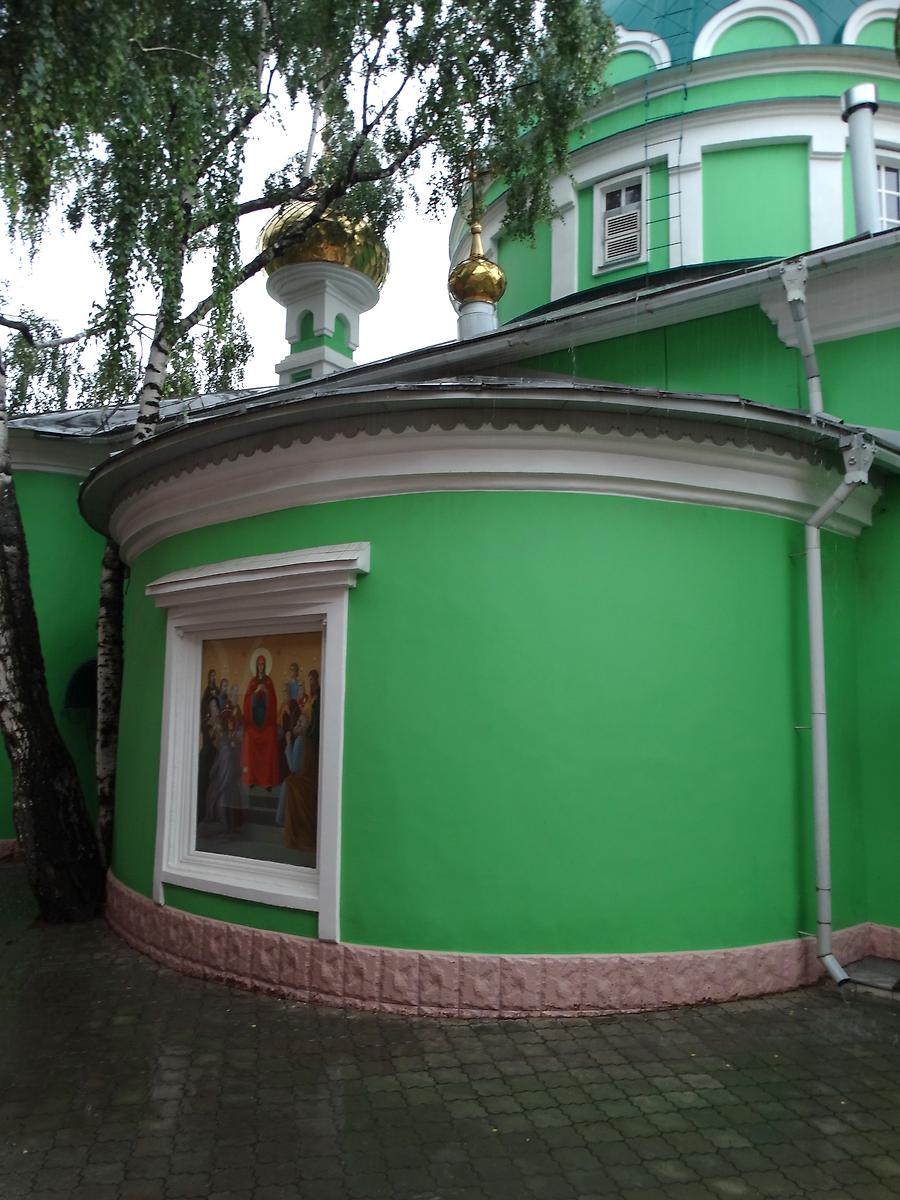 Апсида храма., архитектурные детали. Собор Троицы Живоначальной, Ижевск (Ижевск, город, Республика Удмуртия)