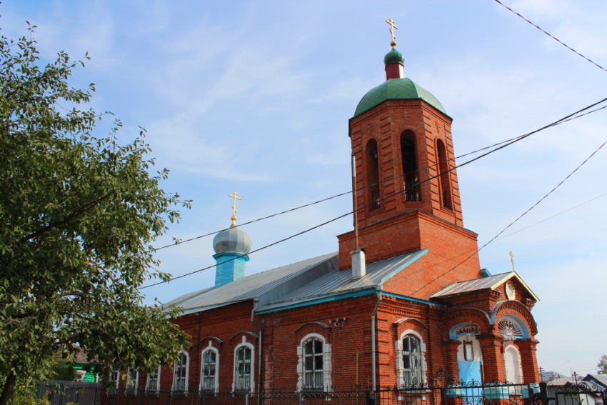 Церковь Преображения Господня (временная), Полотняный Завод (Дзержинский район, Калужская область). общий вид в ландшафте, Вид с северо-запада